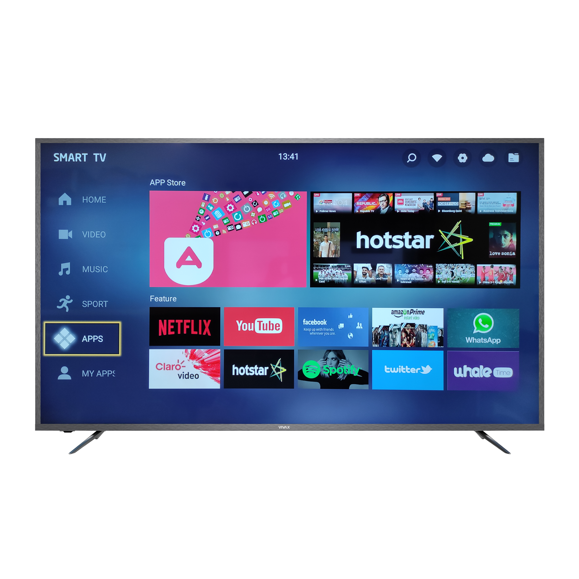 VIVAX smart televizor TV-75UHD123T2S2SM